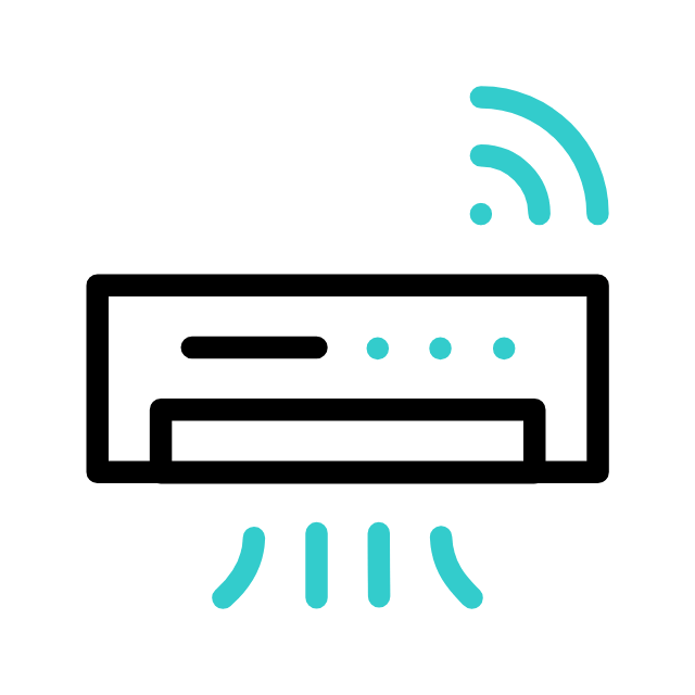 Ícono aire acondicionado